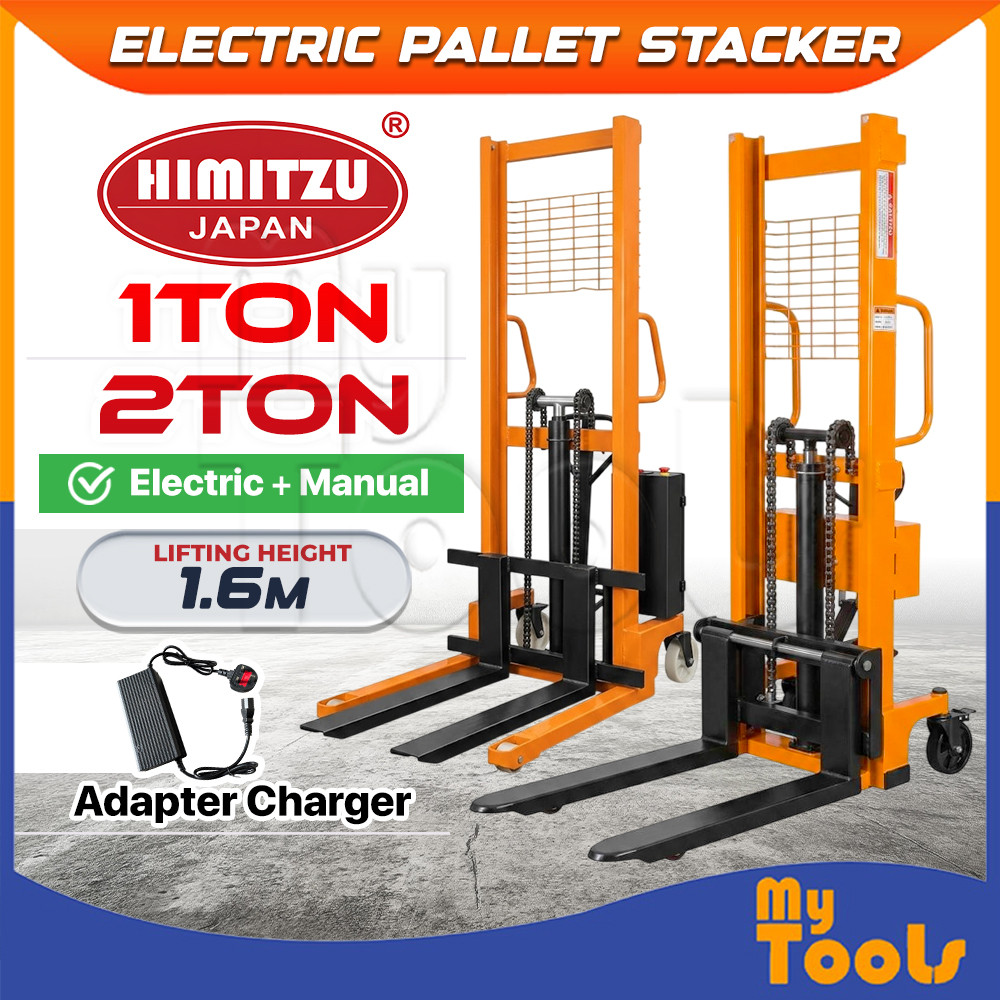 Mytools 1T/2T Ton Electric/Manual Hand Self Lift Pallet Jack Semi Auto ...