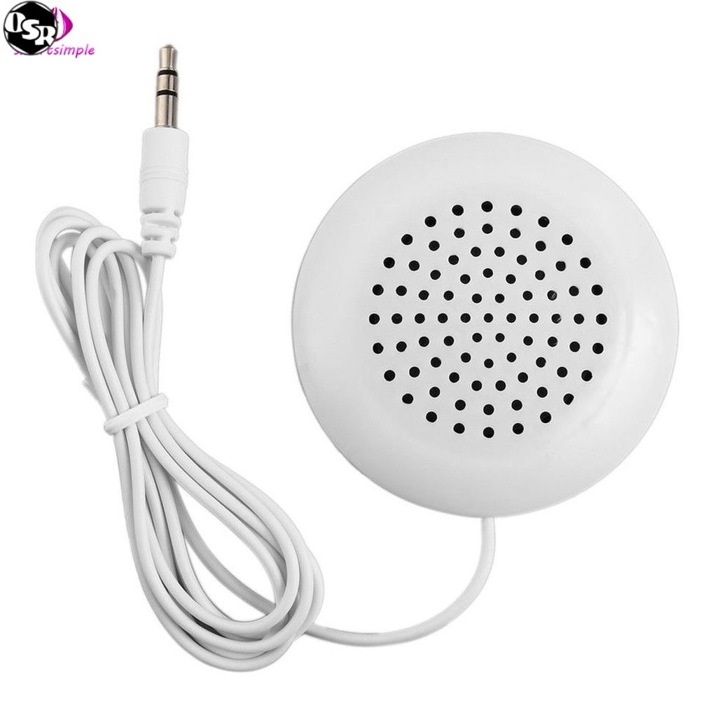 OSR High Quality White Mini Speaker 3.5mm Portable Pillow Audio Speaker ...