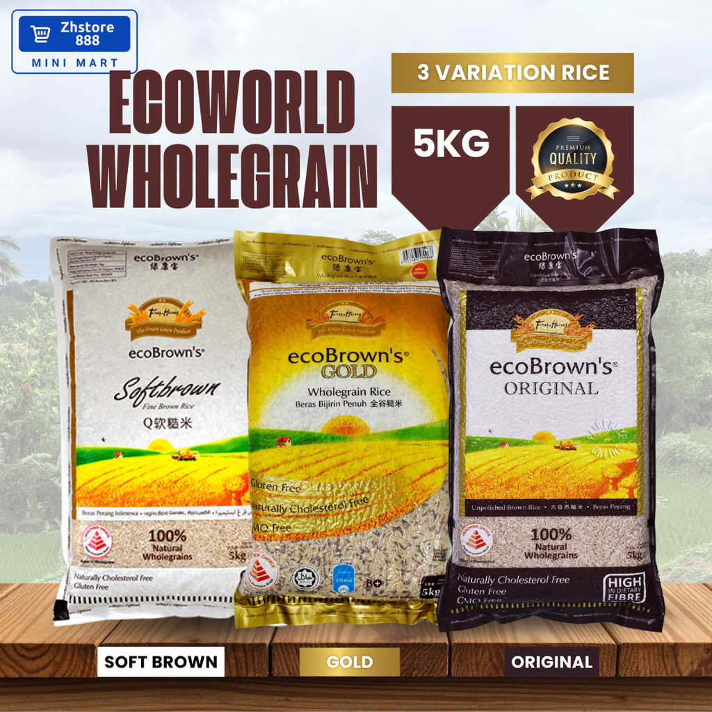 EcoBrown's Original Brown Rice/Steam Brown Rice/Gold Mixed Wholegrain ...