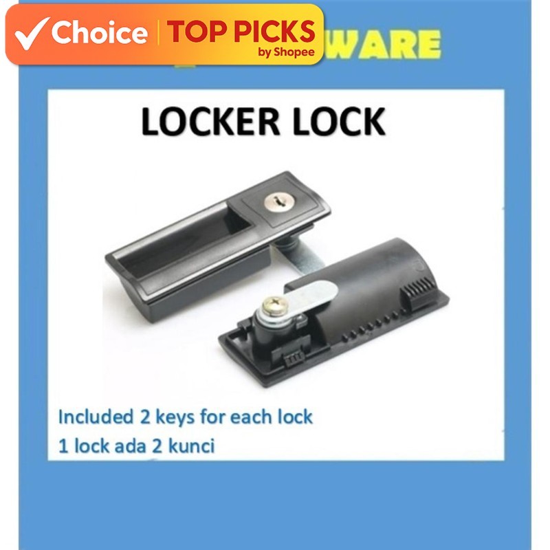 Metal Locker Lock with Plastic Handle & Master Key System | Wardrobe ...
