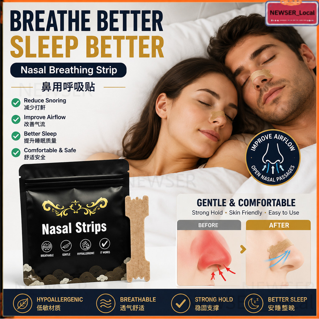 Nasal Breathing Strip Anti-Snoring Nasal Strip Fast Nasal Blockage ...