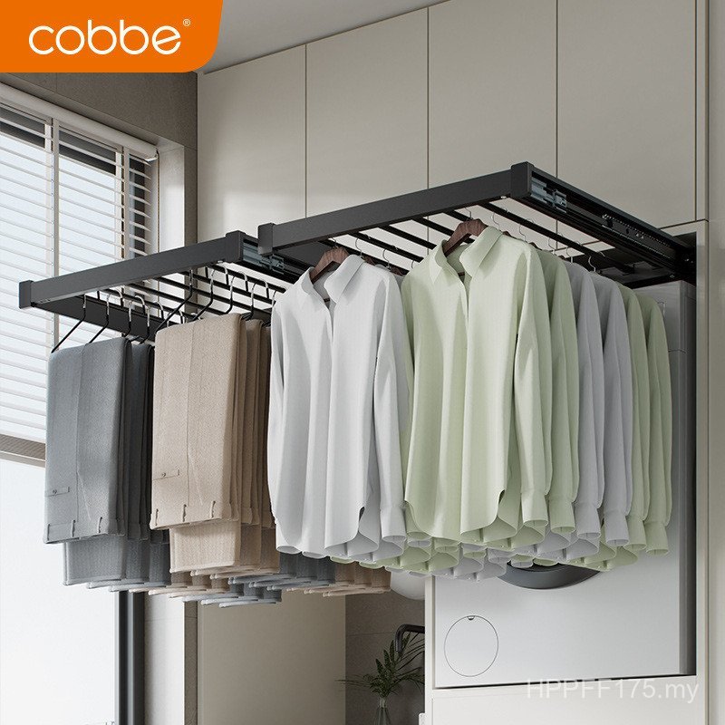 Invisible Pants Rack Pull-out Washing Machine Slide Rail Kabe Balcony ...