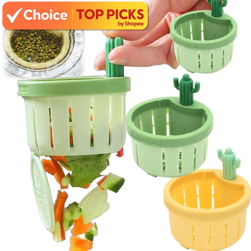 Cactus Sink Filter Basket - Stylish Waste Screen, Drain Blocker, and ...