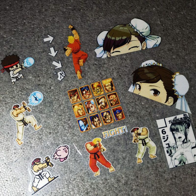 Street Fighter Car Sticker Street Fighter Sticker Street Fighter ...