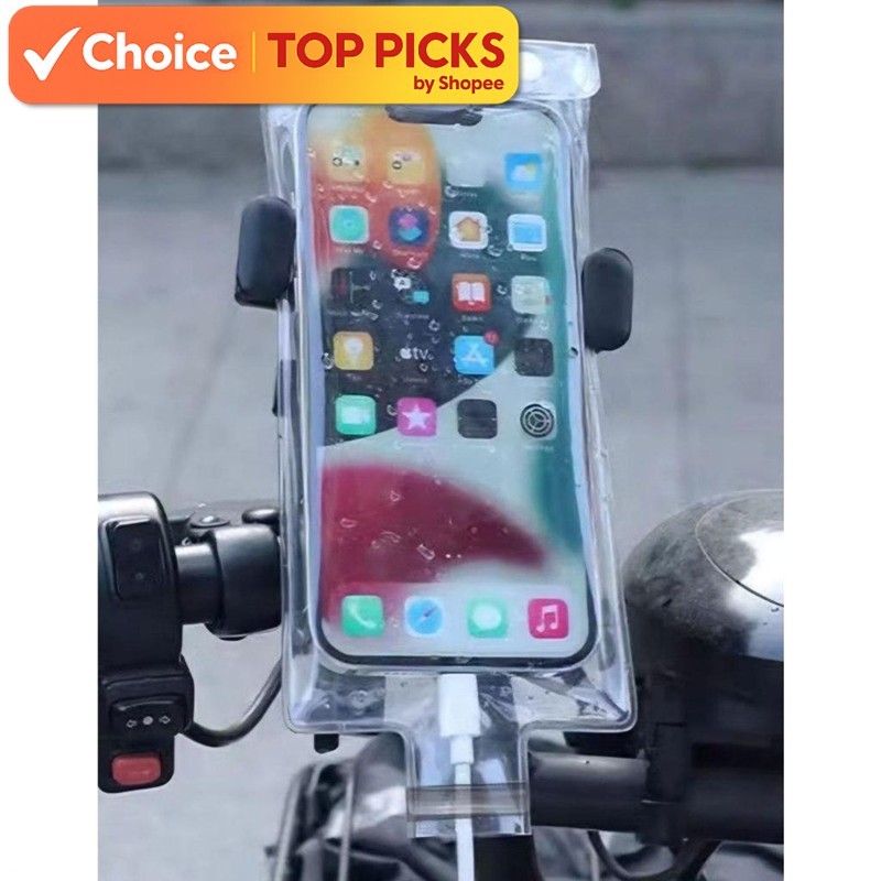 Phone Casing Transparent Waterproof With Charger Port For Food Delivery ...