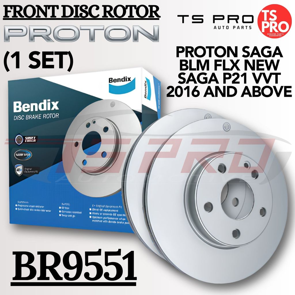 (1 Set) Proton Saga BLM FLX New Saga P21 VVT 2016 And Above Bendix ...