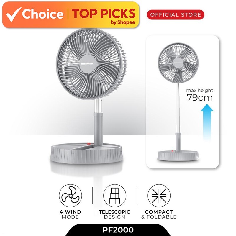 Bossman Kaden Portable Fan PF2000 | Kipas Mudah Alih Bossman Kaden ...