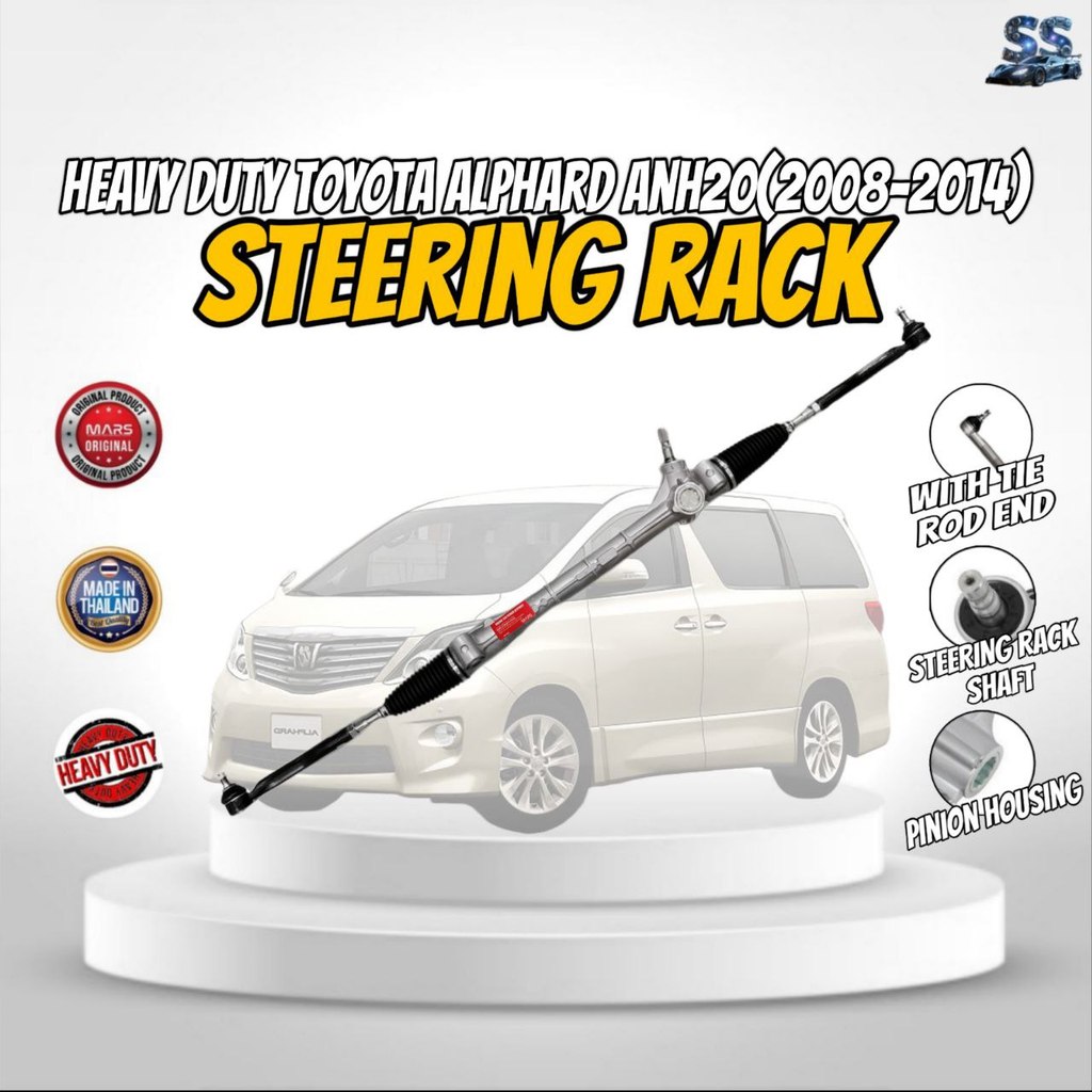 (FULL NEW) (NOT RECOND) STEERING RACK TOYOTA ALPHARD ANH20 (2008-2014 ...
