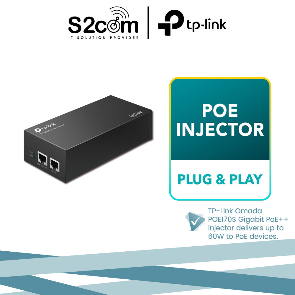 TP-Link Omada POE170S Gigabit PoE++ Injector | Shopee Malaysia