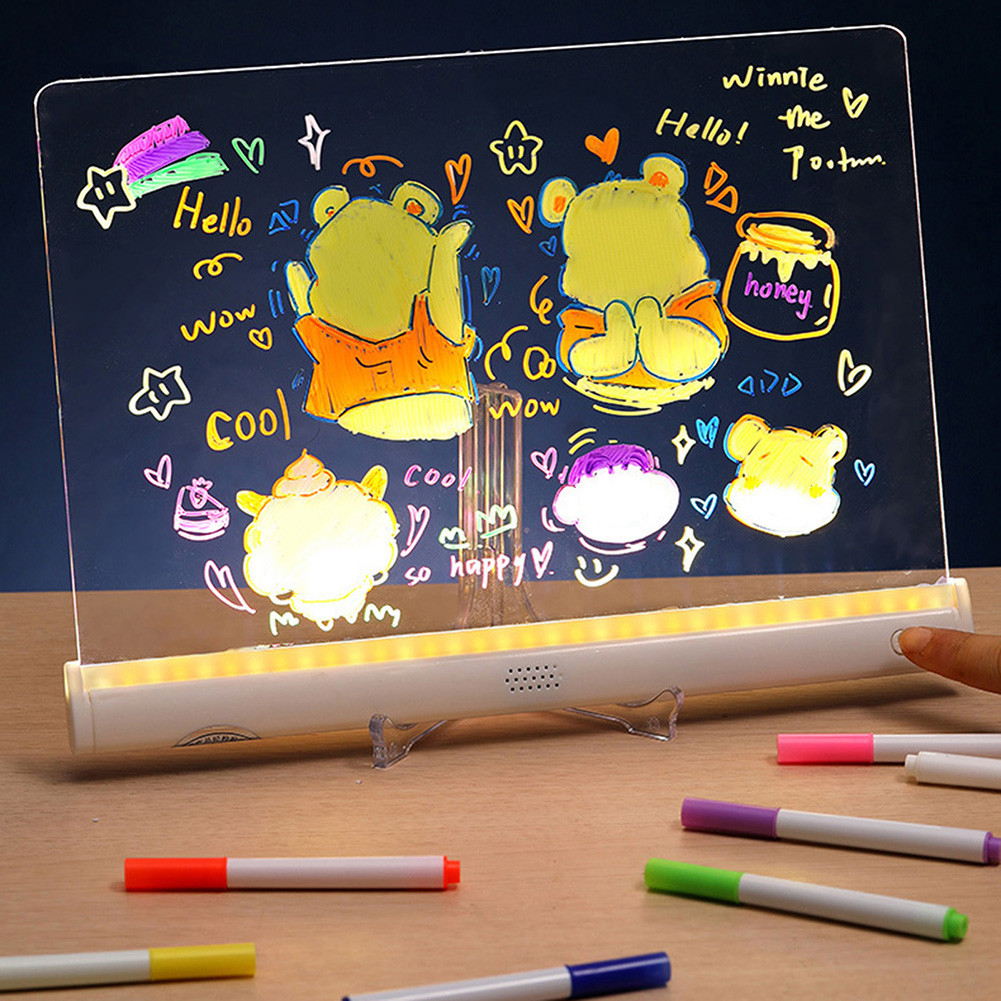 Customizable Acrylic Handwritten LED Notice Board USB Powered ...