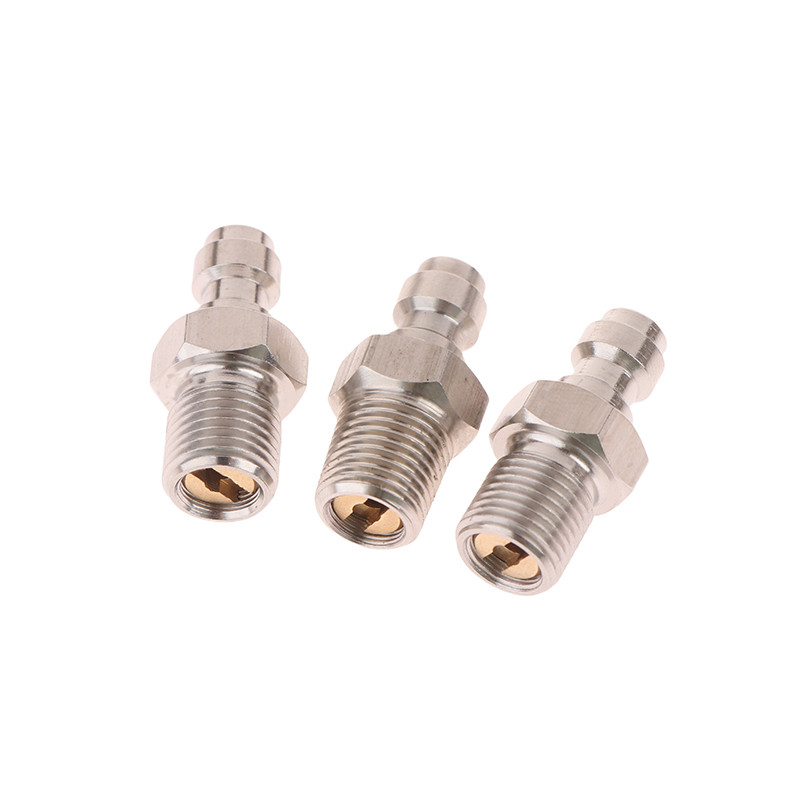 ZYWUOY Lot de 5 raccords rapides à filetage mâle de 8 mm - Raccord PCP - M10/1 - Filetage mâle