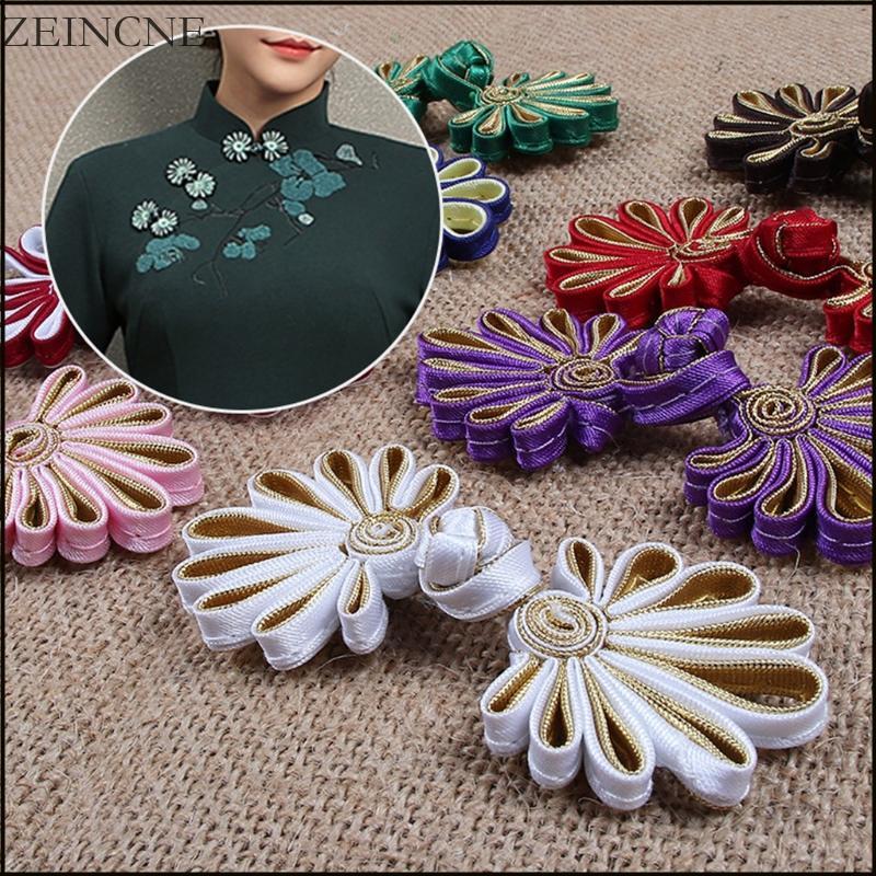 Zein Chinese Flower Knots for Frog Buttons Beautiful Women Clothing ...