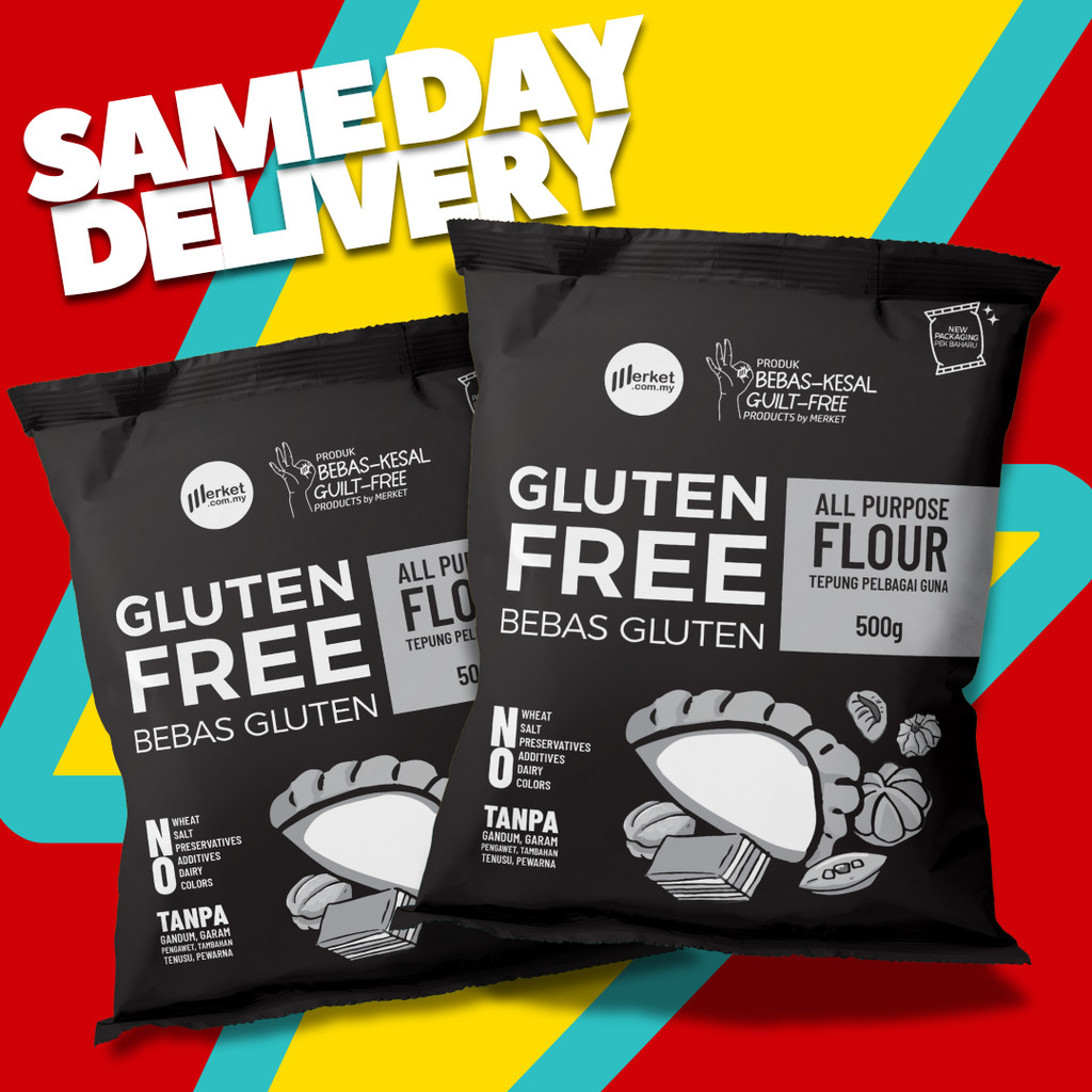 (Same Day Delivery) Merket Gluten Free Flour (Muslim Made) 500gm ...