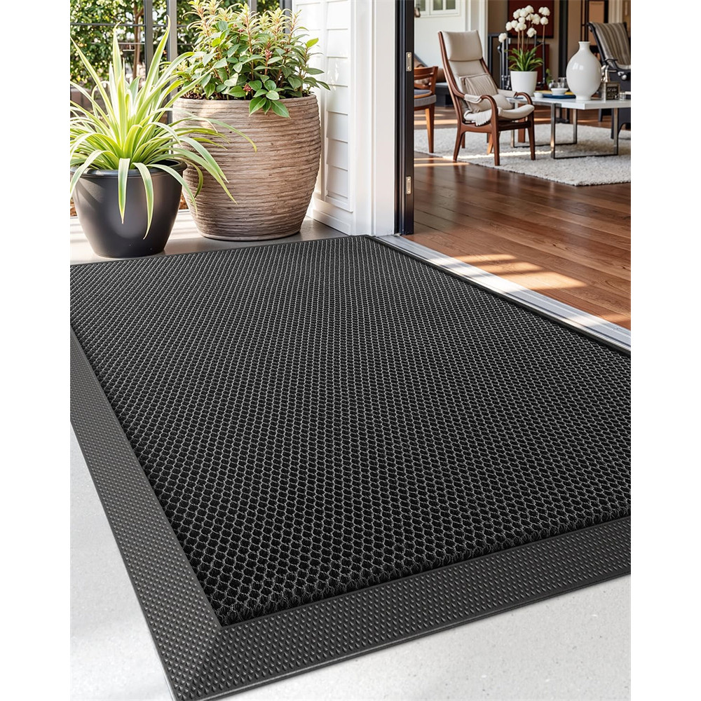 Heavy Duty Door Mat Entrance Indoor Outdoor Mat Alas Kaki Welcome ...