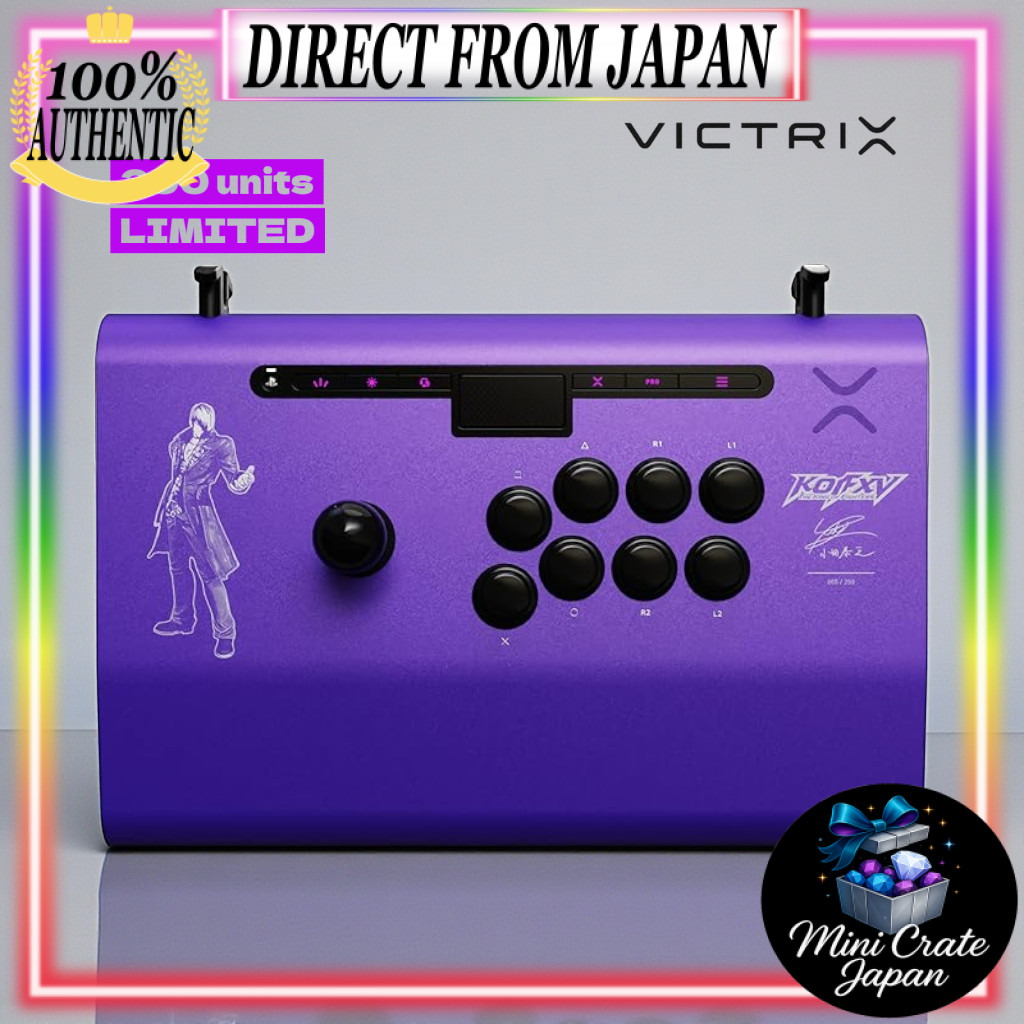 Victrix Pro FS Arcade Fight Stick Limited Edition 300 Units Iori Yagami ...