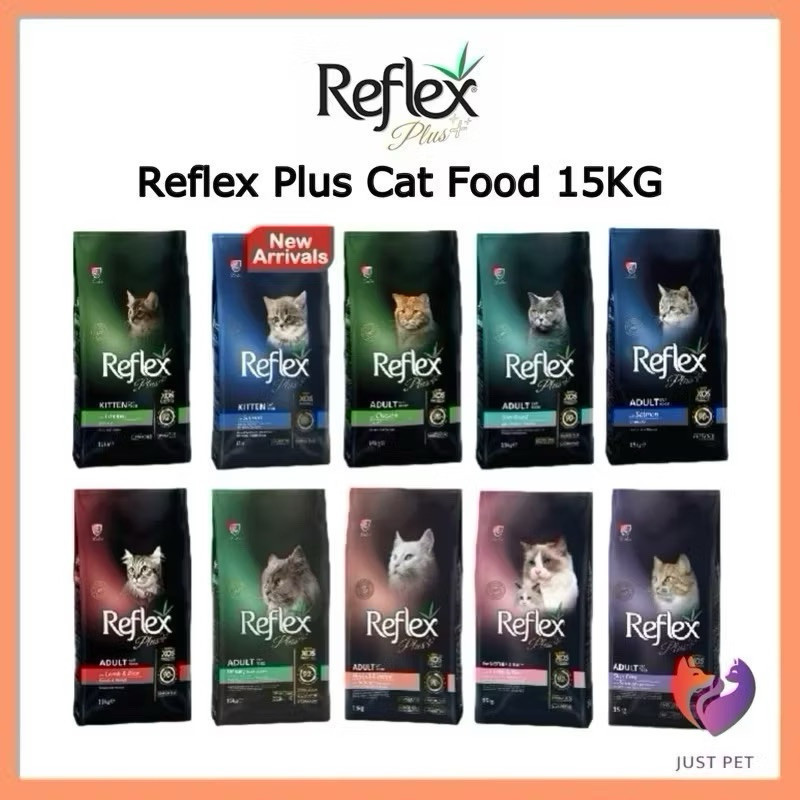[BOX PACKAGING] Reflex Plus Cat Food 15kg | Shopee Malaysia