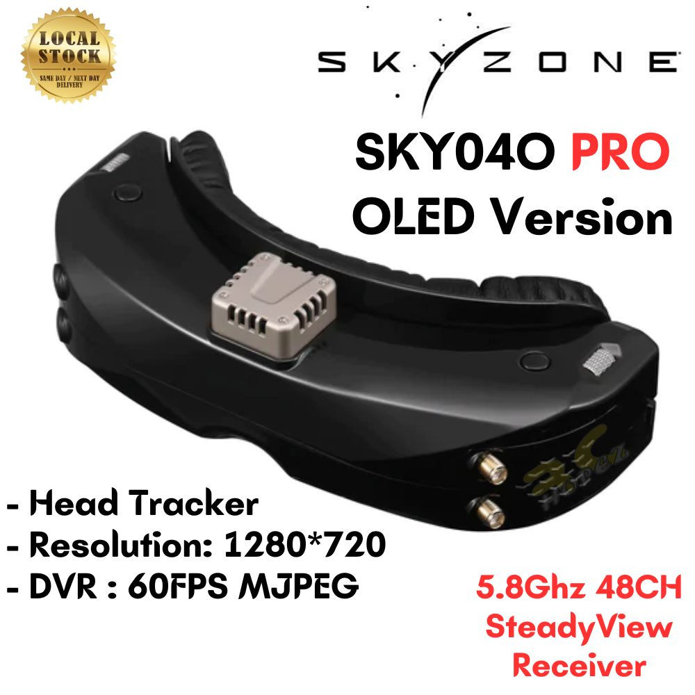 Skyzone SKY04O PRO FPV Goggles with OLED Screen 60FPS DVR 5.8Ghz 48CH ...