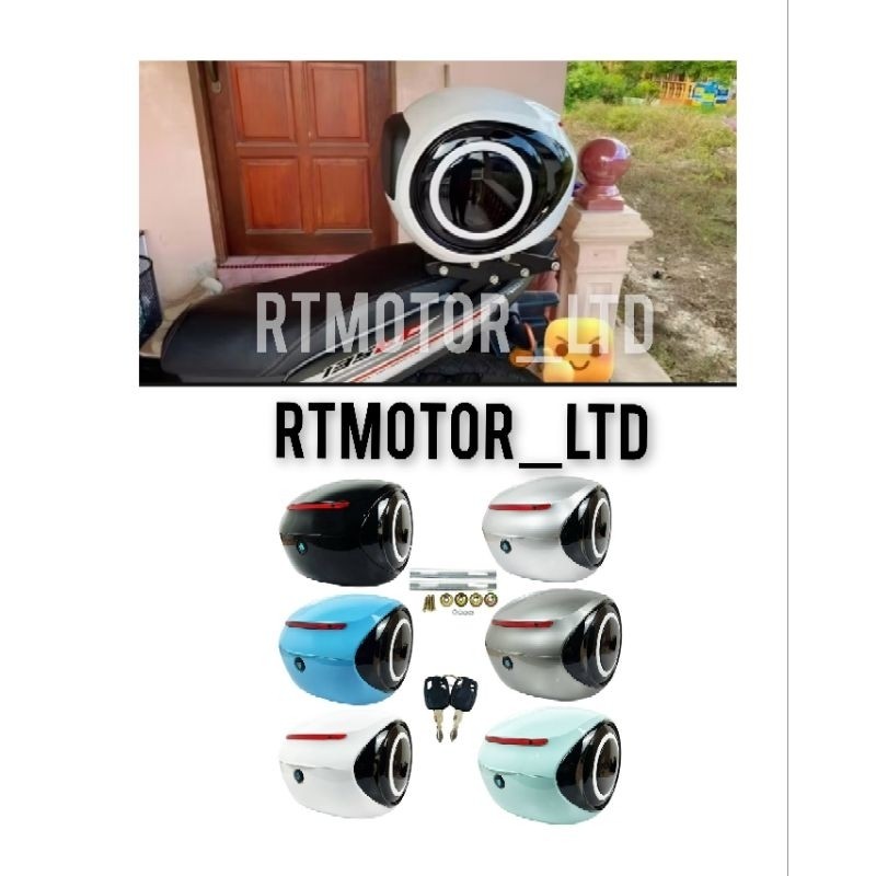 UNIVERSAL ABS ALIEN TOP BOX KOTAK SIPUT 35L KILAT ALIEN TAIL BOX ...