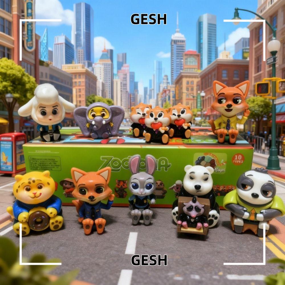 GESH Disney Zootopia Box, Judy and Nick Mini Anime Figurine, Hot ...