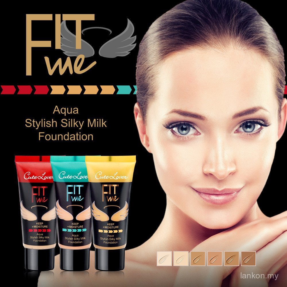 CUTELOVE 6-color cream foundation liquid, silky smooth, natural ...