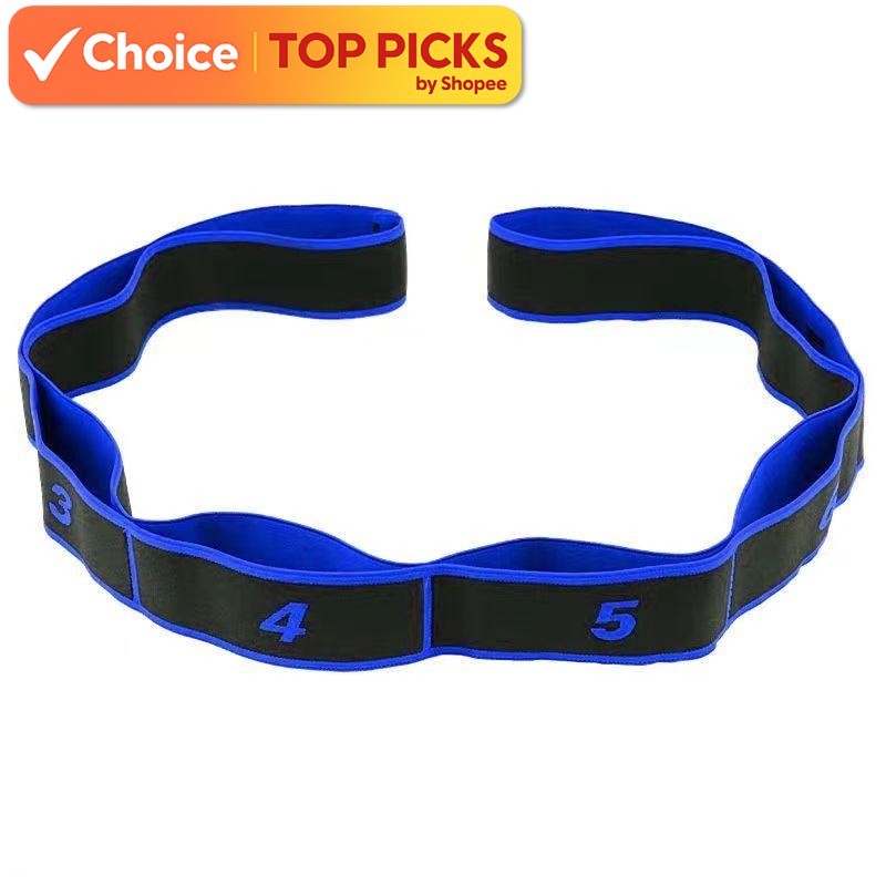 Stretch Belt Step Exercise Gymnastics Workout Bands Training Stretching ...