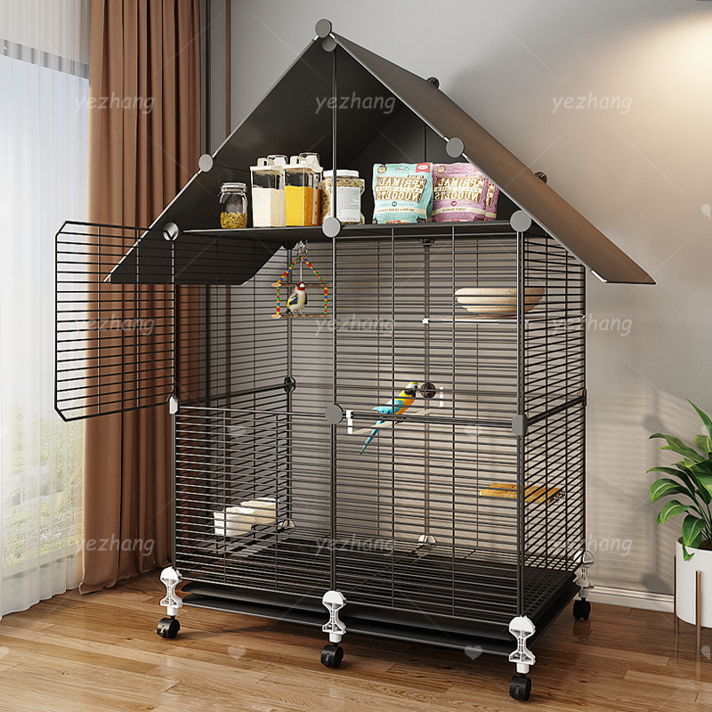 Curated visual reference: Free Shipping Parrot Cage Pet Luxury Villa Home Tiger Skin Photo Inspiration