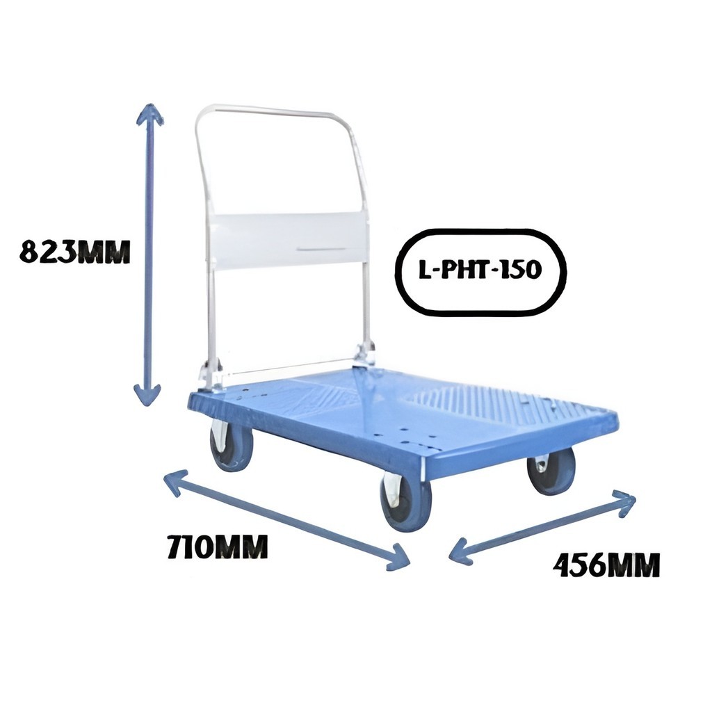 PVC Platform Hand Truck, Capacity: 150Kg | Shopee Malaysia