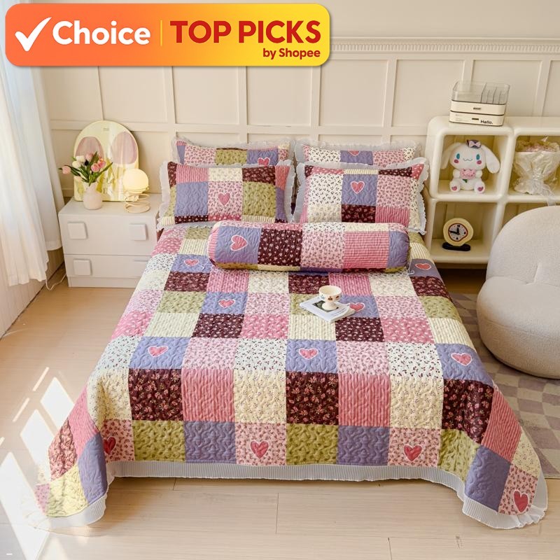 Adrian‘s Cadar Ropol Patchwork 3-in-1 SuperQueen /Berkualiti Tinggi ...