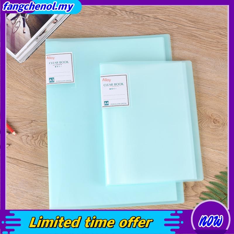 A3 Size Clear Book / Clear Holder / Display Book / Document File ...