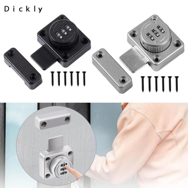 [Dickly] Password Rotary Hasp Lock Heavy Duty Locker Gate Door Latch ...
