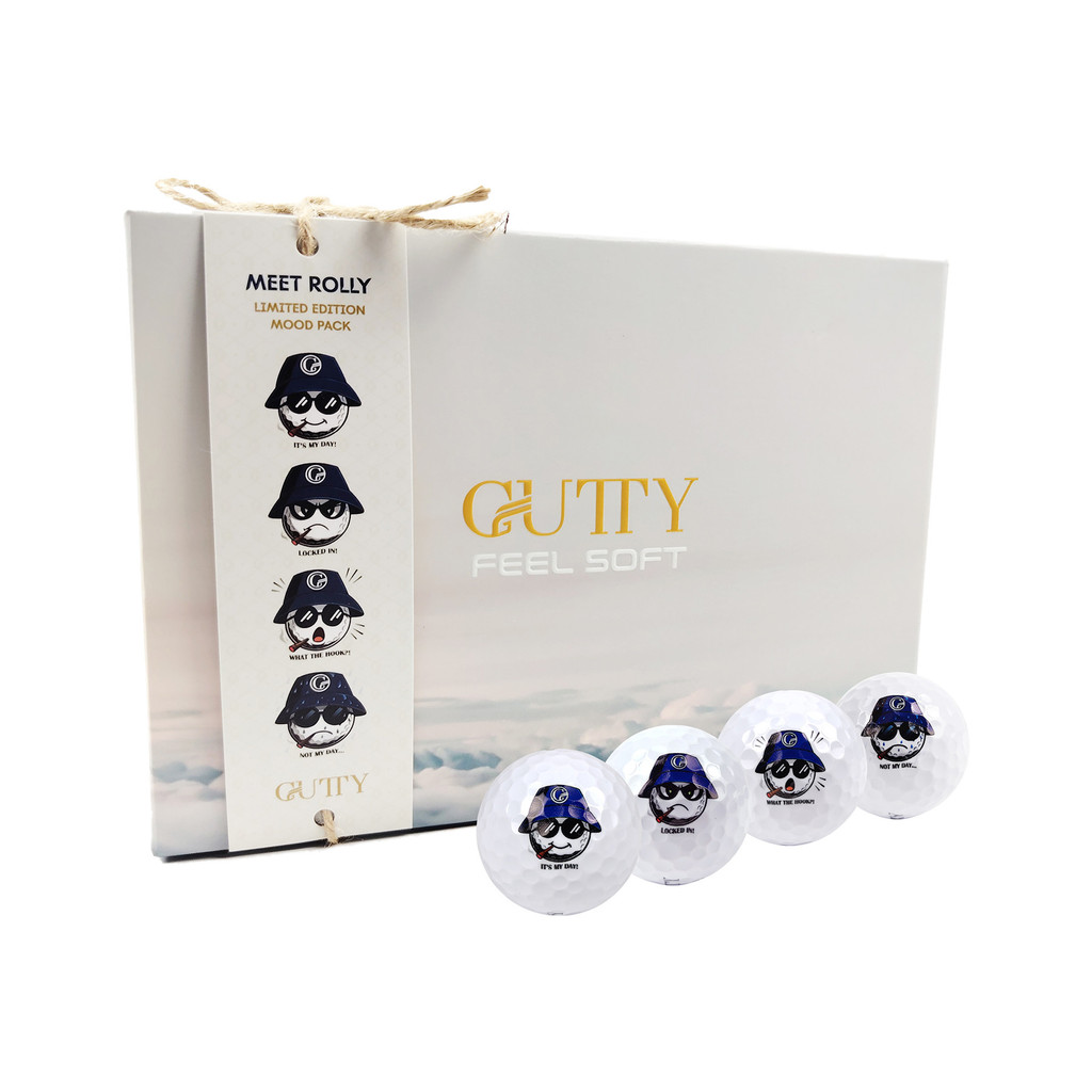 Gutty Feel Soft Golf Ball - Meet Rolly - Limited Edition Mood Pack ...