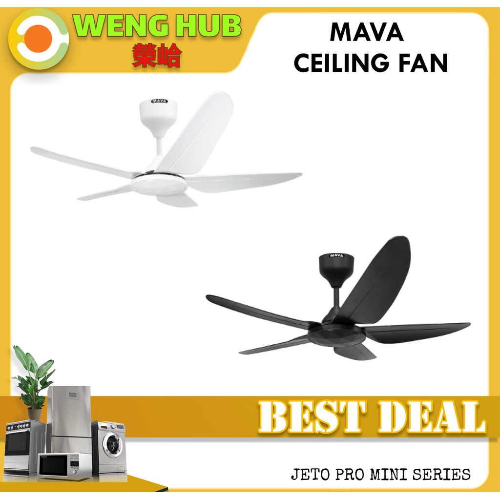 Mava DC Ceiling Fan 42' JETO PRO MINI-43 Series (REMOTE CONTROL ...