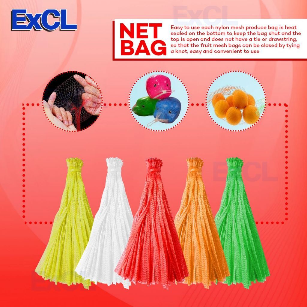 【NEW】Fruit/Vegetable Net Bag (1 Pack x 100pcs) | Shopee Malaysia