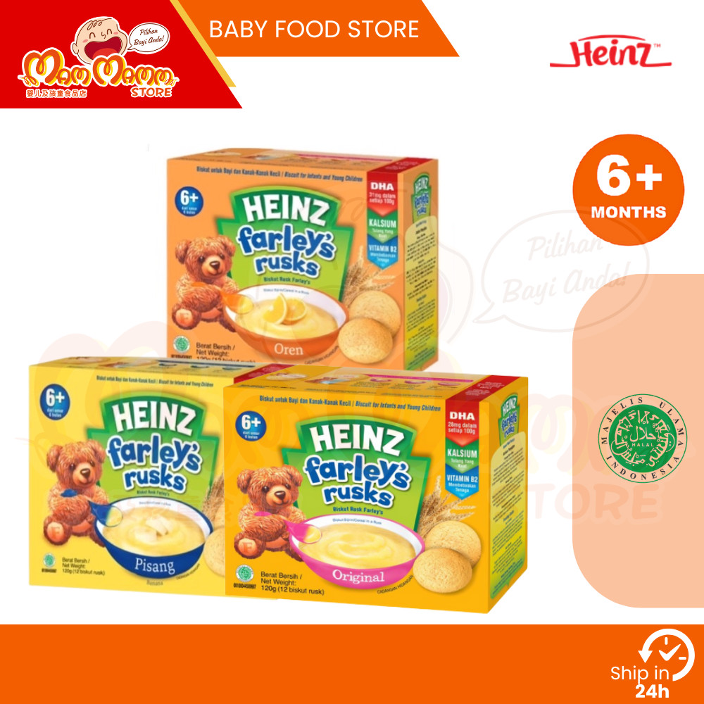 Heinz Farley’s Rusks – Melt-in-the-Mouth Rusks for Babies & Toddlers 6 ...