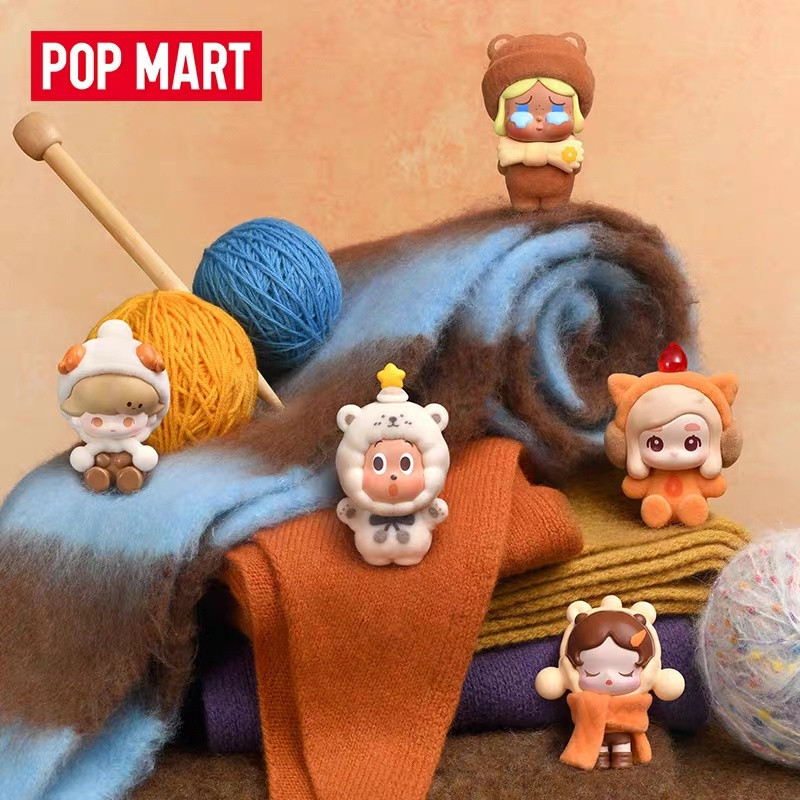 POP MART POP BEAN FLUFFY COZY Series Plush Toy CRYBABY LABUBU DIMOO ...