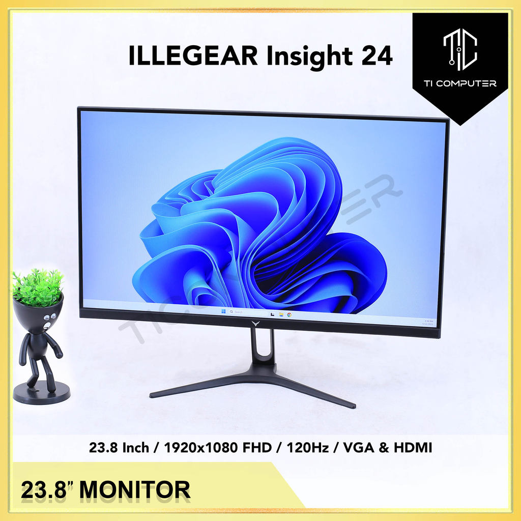 ILLEGEAR Insight 24 Widesreen 23.8 inch IPS Panel 120Hz Adaptive Sync ...