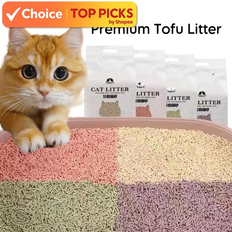 Premium Tofu Cat Litter – Super Clumping Scented Pasir
