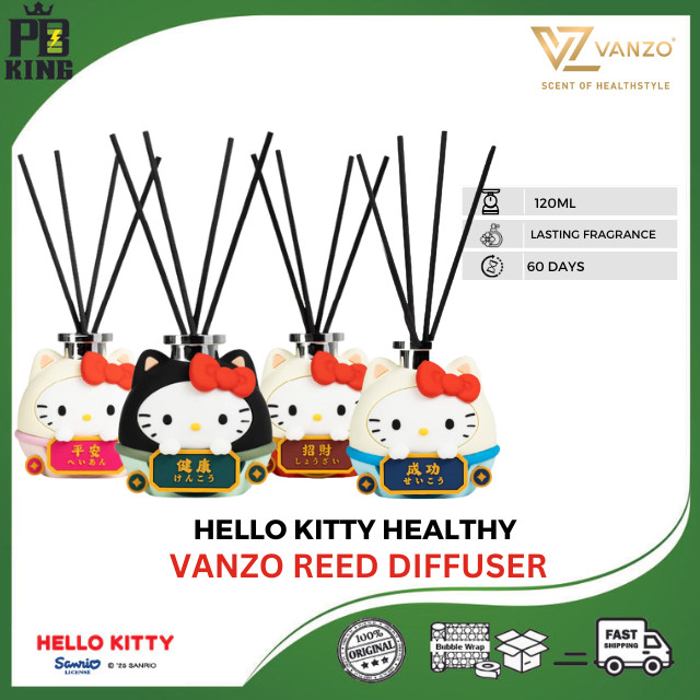 VANZO Hello Kitty Healthy Reed Diffuser - Success / Fortune / Peace ...