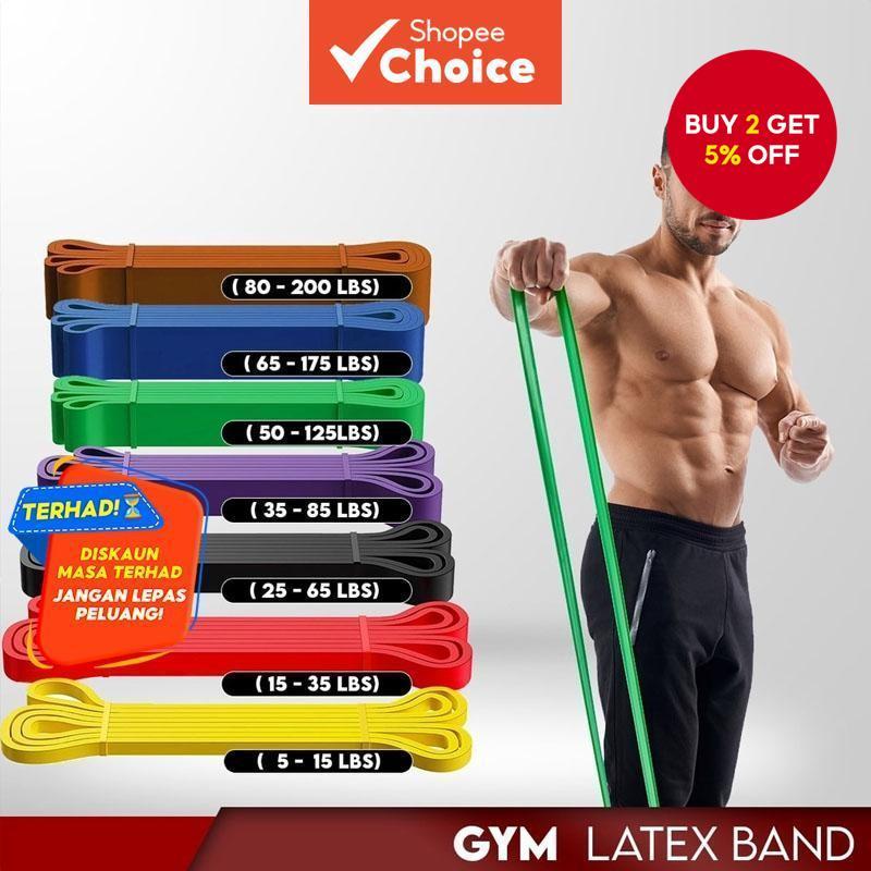 Yoga Stretch Resistance Band - Elastic Rope for Home Workouts Tali ...