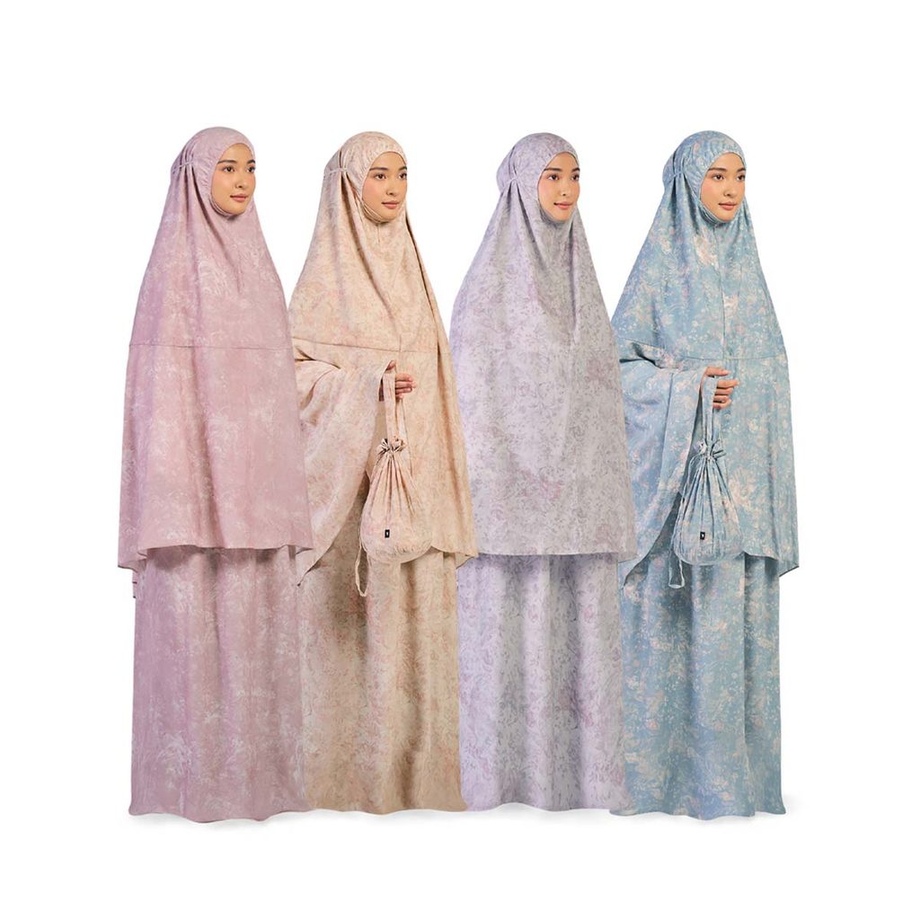 naelofar Salaam Printed Cooling Telekung | Shopee Malaysia
