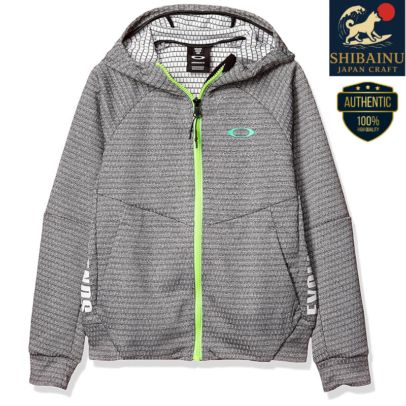 Oakley Enhance Grid Fleece Jacket 9.7 Men's Black/Yellow | Shopee