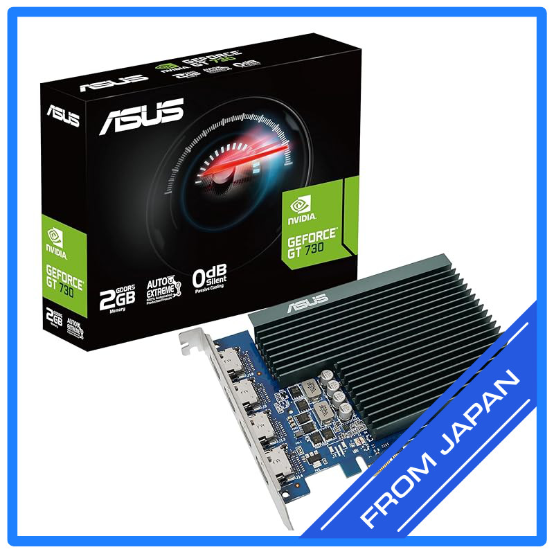 ASUS GT 730 Graphics Card - GT730-4H-SL-2GD5 2GB GDDR5/4xHDMI/Fanless ...