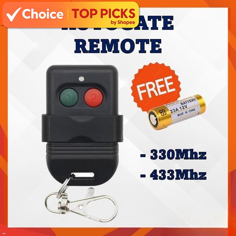 AutoGate Remote Control Wireless Remote for Auto Gate System (433MHz ...