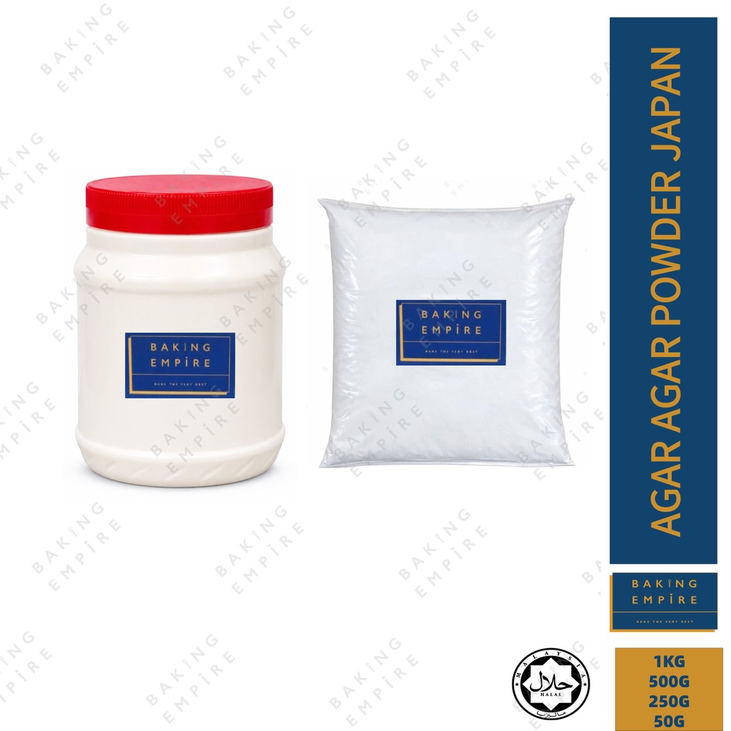 Agar Agar Powder Japan / Serbuk Agar Agar Japan 1kg/500g/250g | Shopee ...