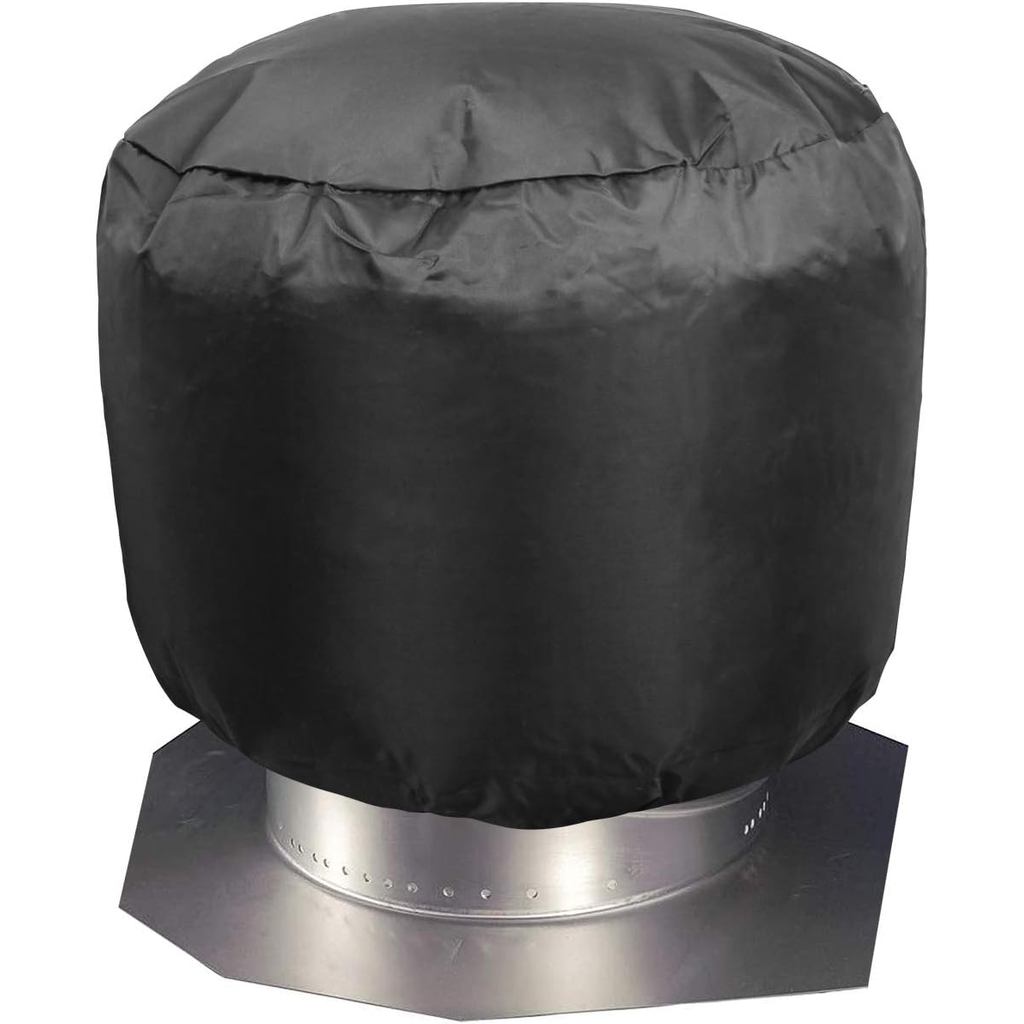 Turbine Vent Cover, Luxiv Black Roof Ventilator Insulation Waterproof ...
