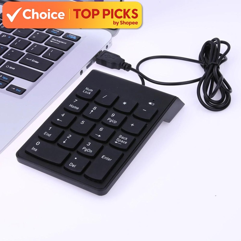 Universal Mini Wired USB Numeric Keypad Slim Digital Number Pad ...