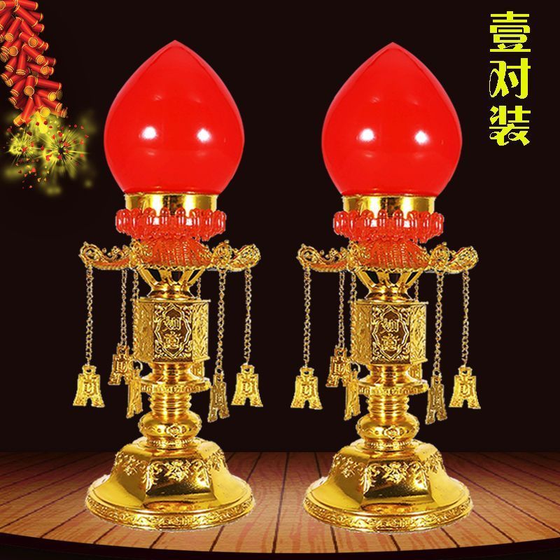 神臺燈 Led 佛灯LED神台灯 供佛灯 拜神灯 2026 ··Made in China 好物推荐 in Stock对装电蜡烛台供佛佛灯供灯 ...