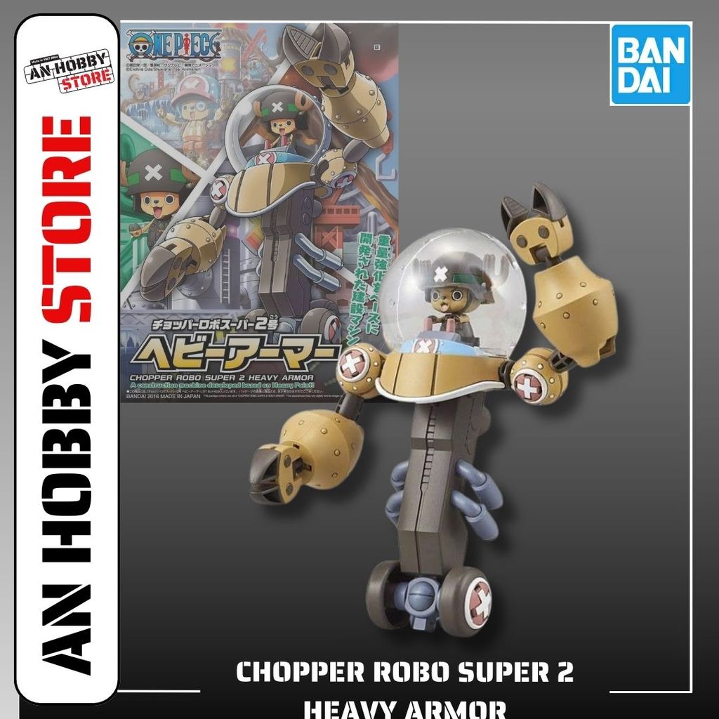 BANDAI One Piece – Chopper Robo Super 2 Heavy Armor, Figurine Articulée Multicolore