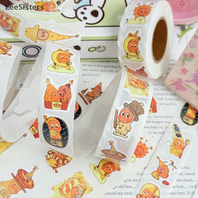 LeeSisters 500Pcs/Roll Cartoon Star Man Stickers Expression Decals ...