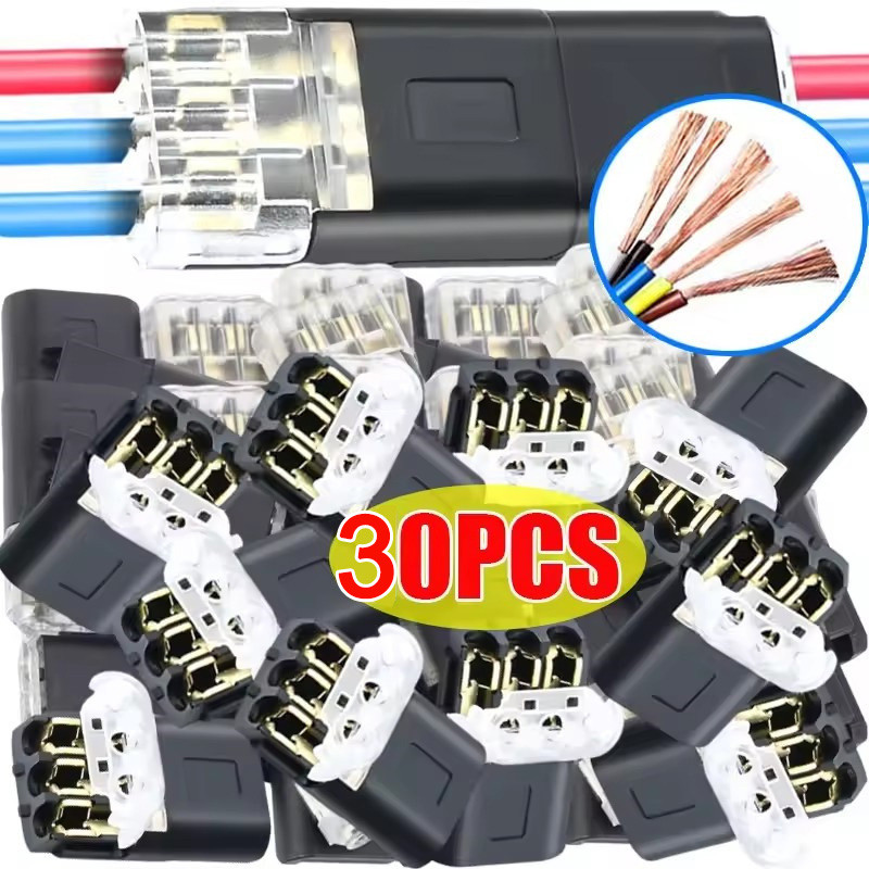 3Pin Way Plug Electrical Connector - D3 Plug-in Type Quick Connector ...